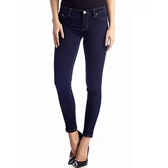 NEW Michael Kors Izzy Skinny Dark Rinse Jeans . - Picture 11 of 15
